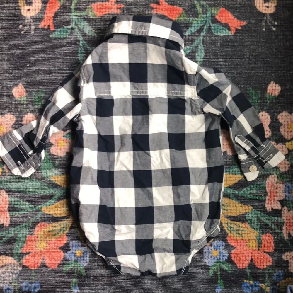 OshKosh Baby Button Down Onesies, 6-9 Months